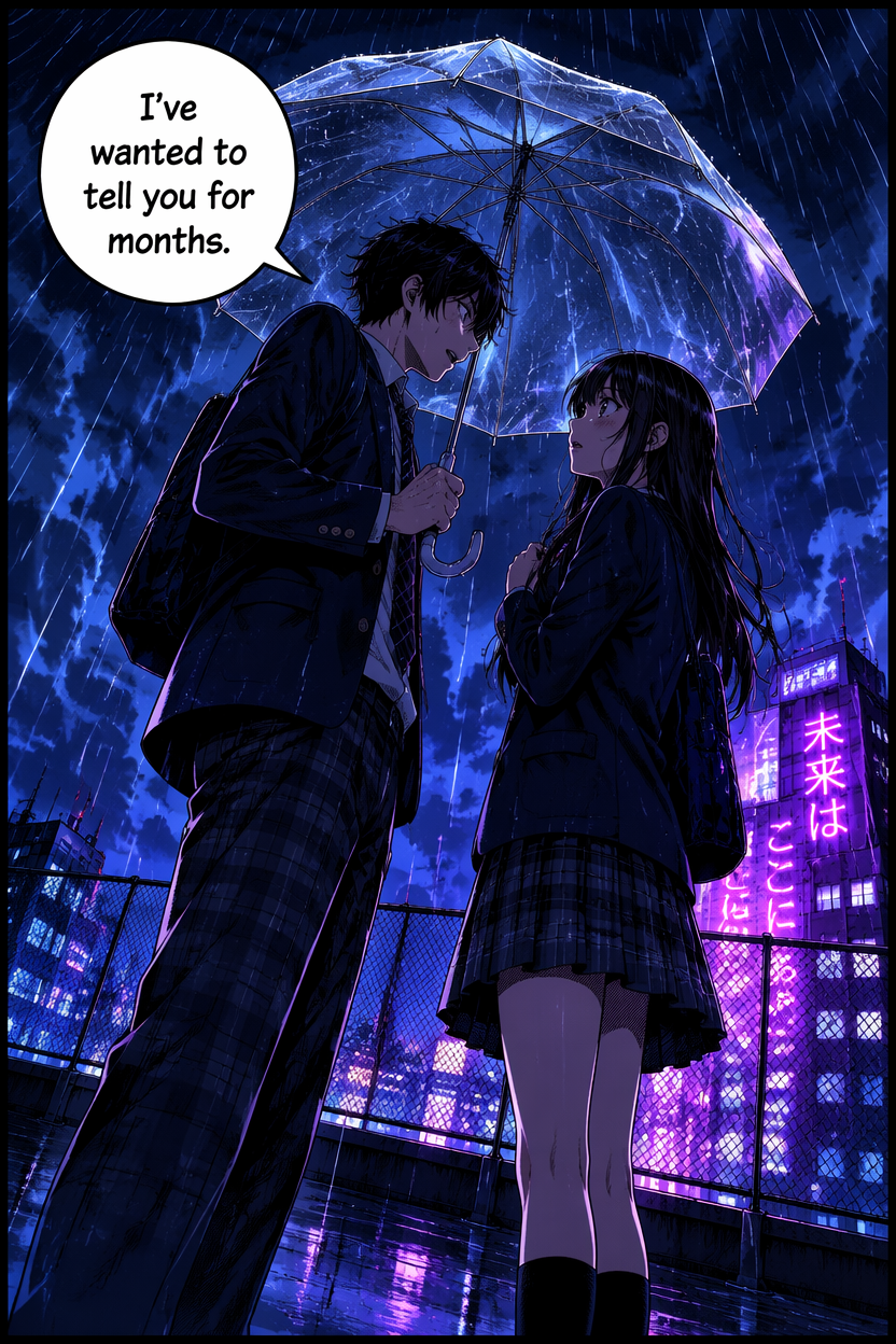 Example generated from “Rainy Rooftop Confession Panel — API Models · CC BY 4.0”