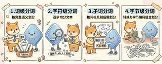 Example generated from “Cute Four-Panel Tokenization Infographic”