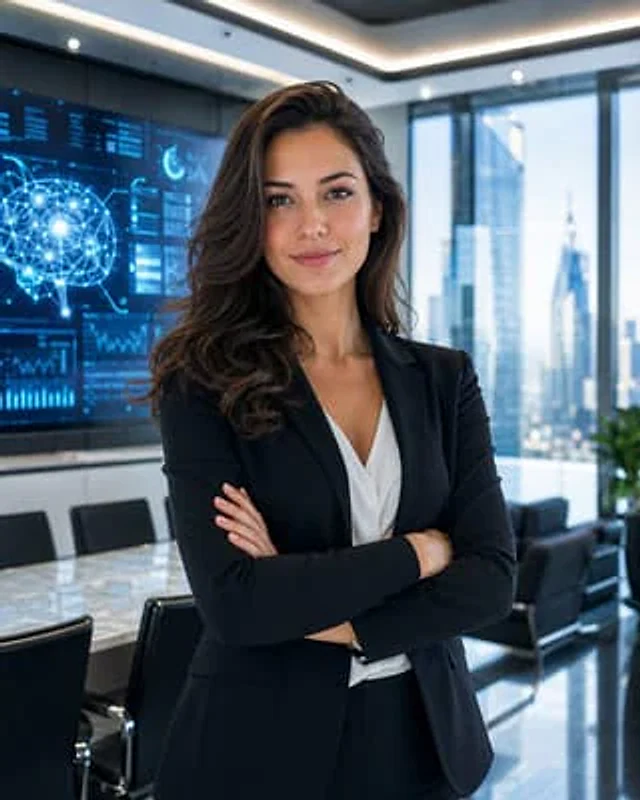 Example generated from “Professional Businesswoman Corporate Portrait”