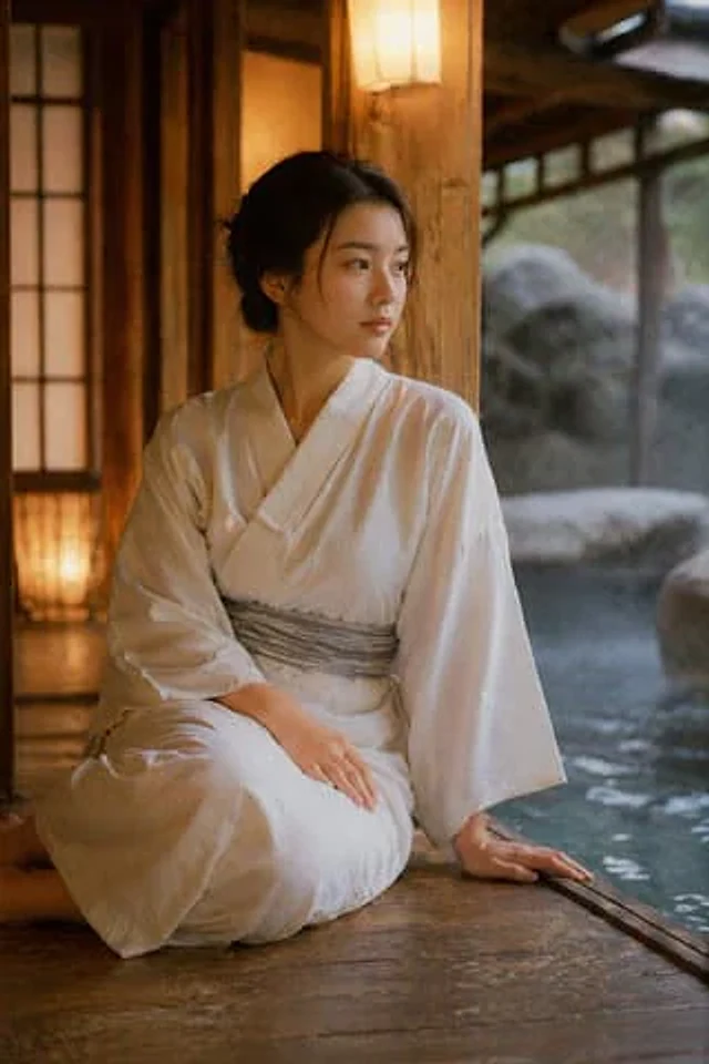 Example generated from “Retro Japanese Onsen Photography”