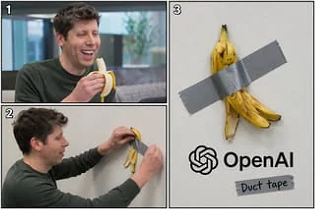 Example generated from “3-Panel Duct Tape Meme Comic”