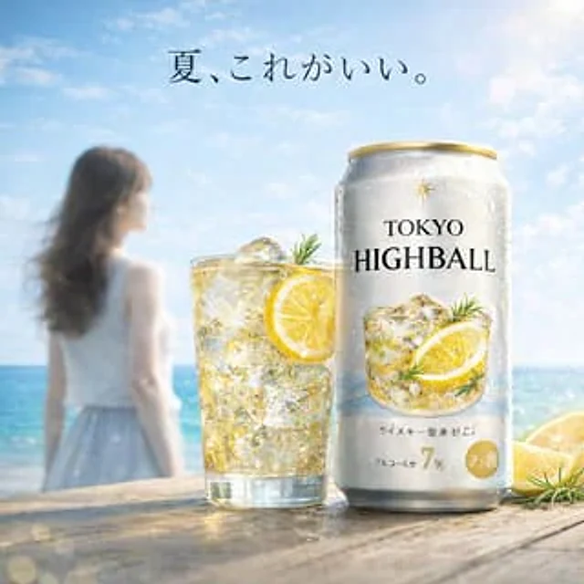 Example generated from “Summer Beach Beverage Commercial Shot”