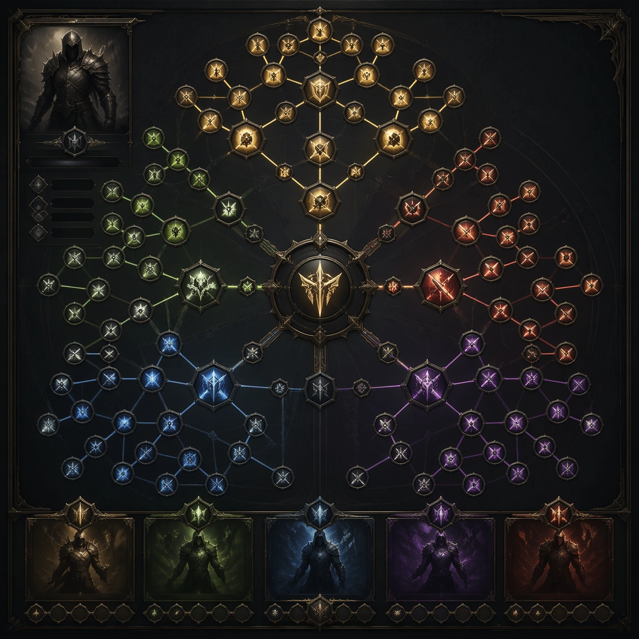 Fantasy Skill-Tree Interface Board — ChaosRealmsAI · MIT