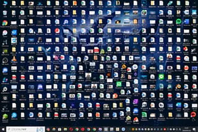 Example generated from “Hopelessly Cluttered Desktop Screen”