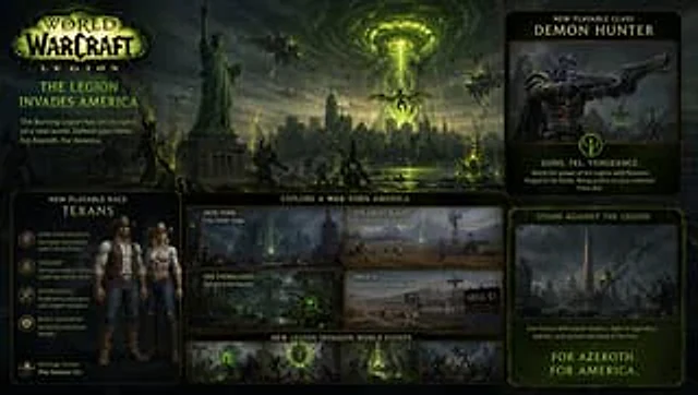 Example generated from “Fantasy MMO America Invasion Poster”