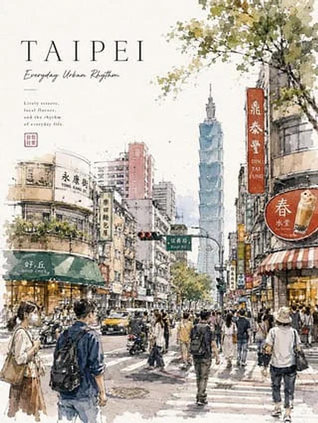 Example generated from “Watercolor Urban Travel Poster”
