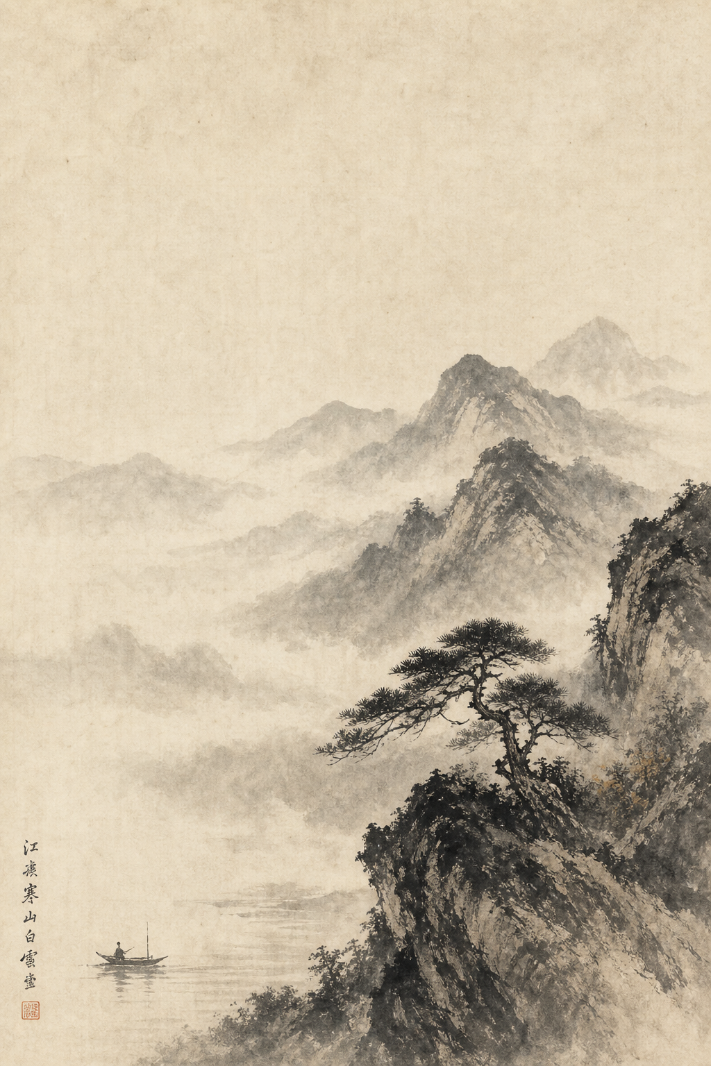 Example generated from “Misty Chinese Ink Landscape Study — Shuryne · MIT”