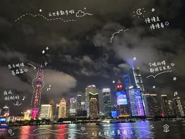 Example generated from “Shanghai Night Travel Journal”