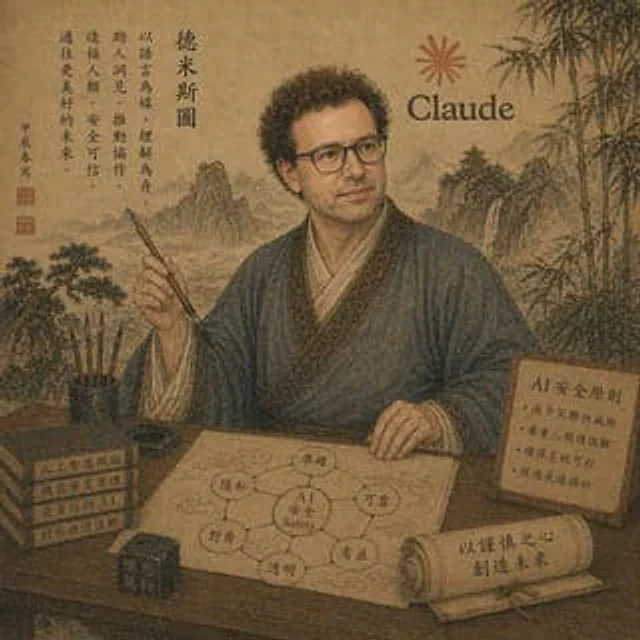 Example generated from “Ancient Scholar AI Safety Poster”