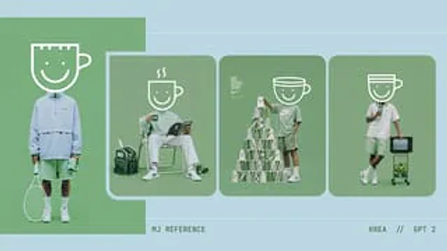 Example generated from “Monochrome Tennis Streetwear Moodboard”