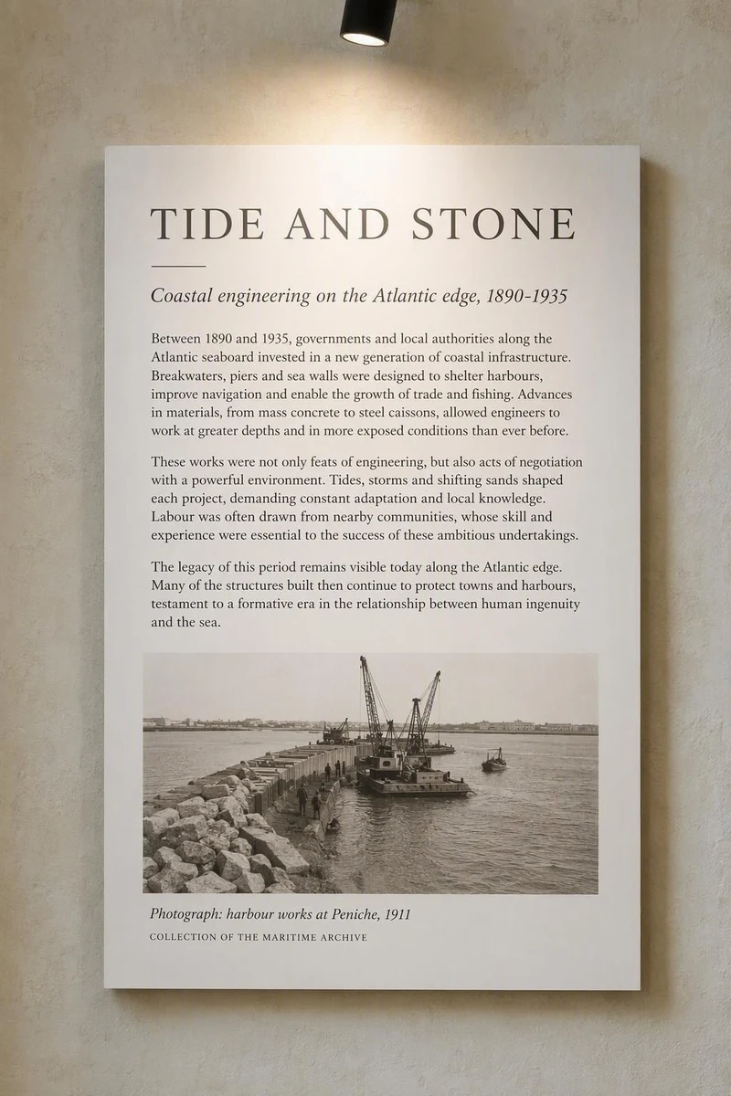 Example generated from “Museum Exhibition Wall Panel”