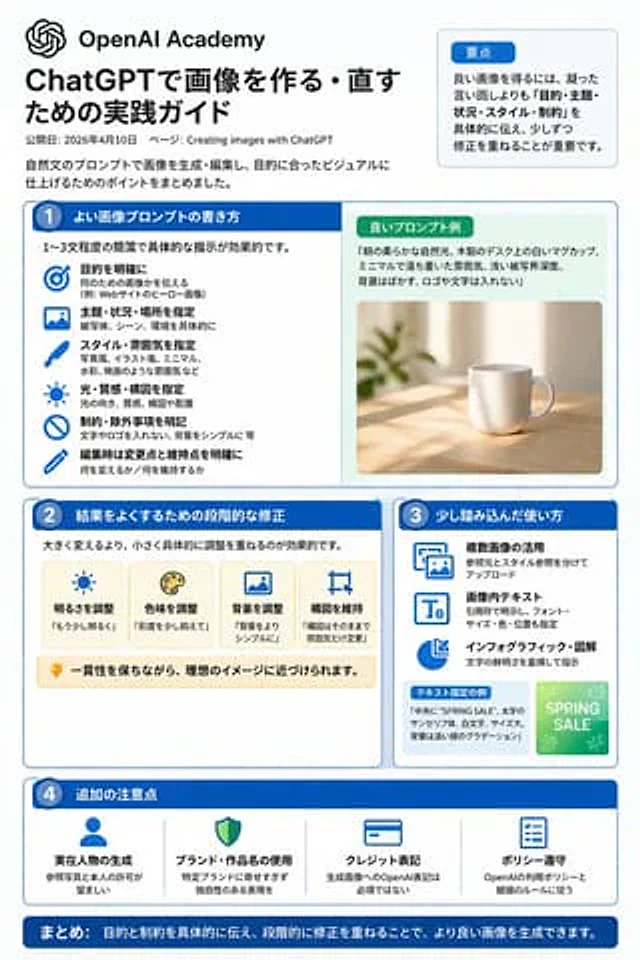 Example generated from “ChatGPT Image Generation Guide Infographic”