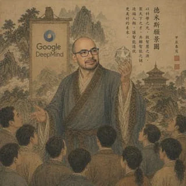 Example generated from “Ancient Scroll Google DeepMind Vision”