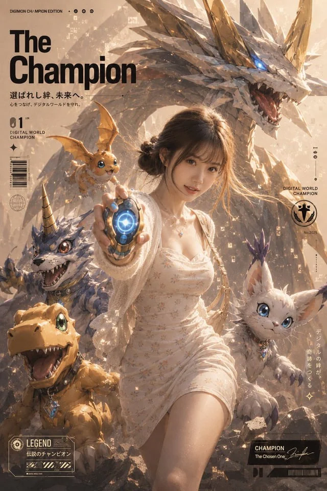 Example generated from “Champion Monster Adventure Poster”