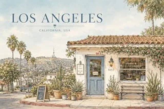 Example generated from “Watercolor City Travel Poster”