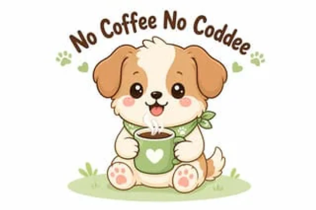 Example generated from “Kawaii coffee dog vector illustration”