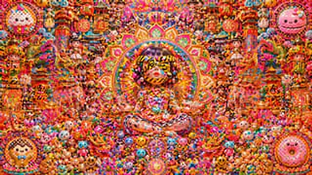Example generated from “Candy Lunar New Year Shrine”