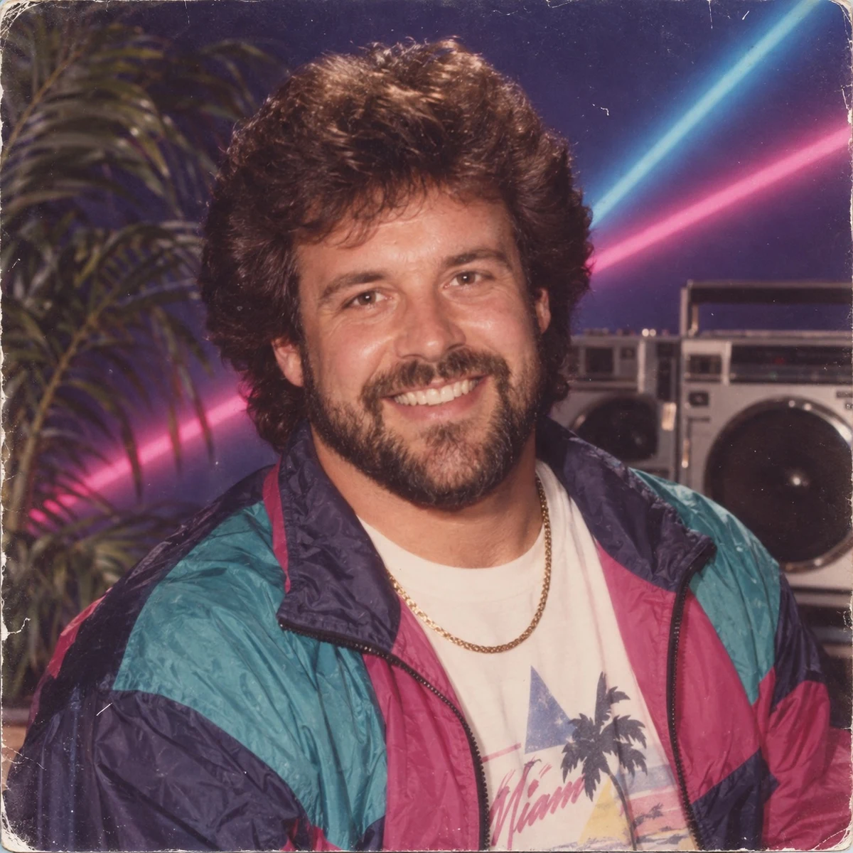 Example generated from “1980s Studio Headshot”