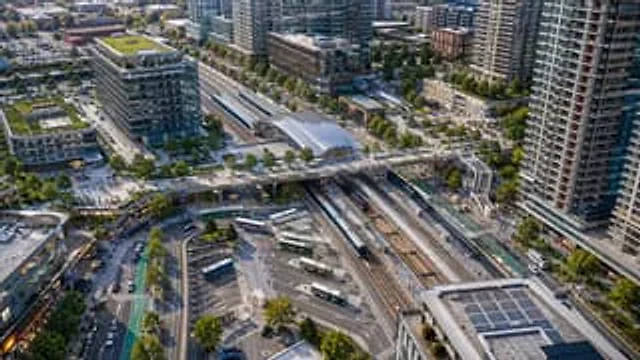 Example generated from “Aerial View of Modern Transit Hub”