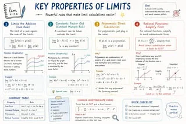 Example generated from “AP Calculus 学习表信息图”