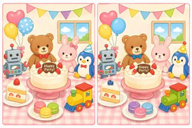 Example generated from “Spot the Difference Puzzle Generator”