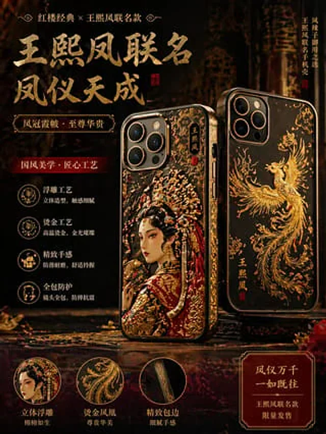 Example generated from “Classical Literature Themed Phone Case Prompt”
