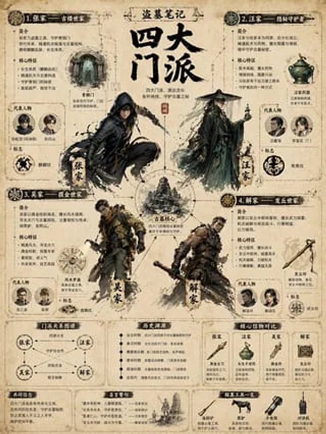 Example generated from “Vintage Faction Infographic Poster”