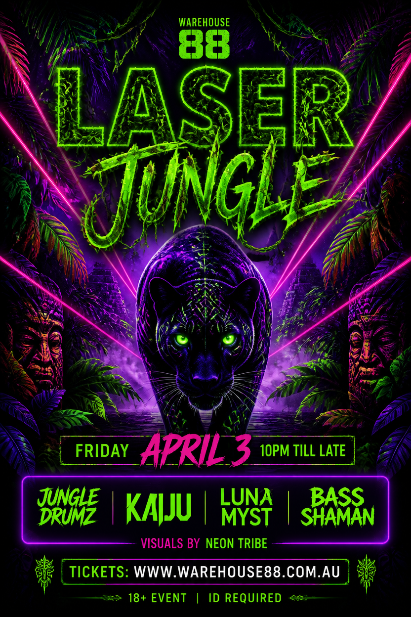 Example generated from “Design illustration · Laser Jungle Rave — API Models · CC BY 4.0”