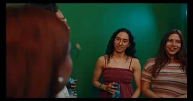 Example generated from “Cinematic Group in Front of Green Screen”