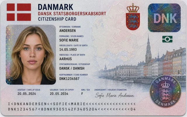 Example generated from “Algerian Identity Card Mockup”