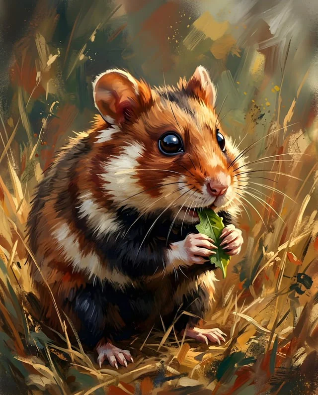 Example generated from “Infographic / Edu Visual - European Hamster Wildlife Photography”