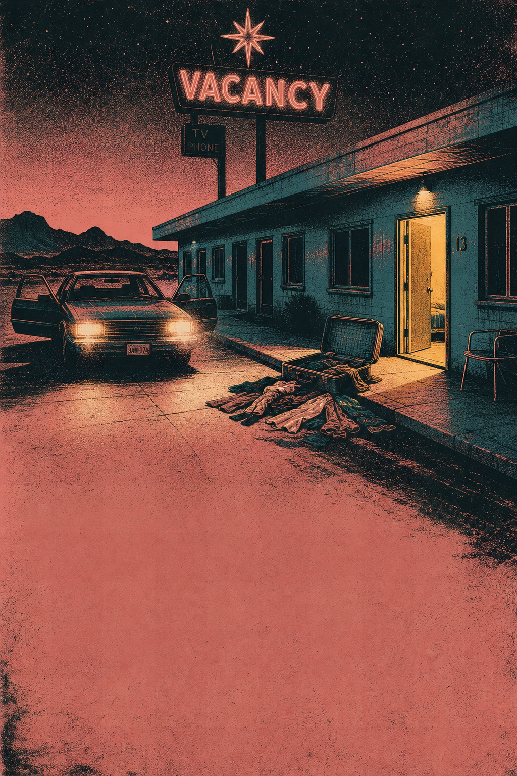 Example generated from “Open Desert Motel Film-Poster Concept — Shuryne · MIT”