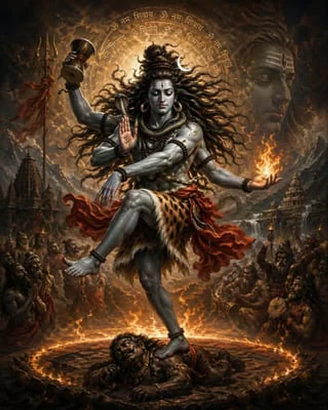 Example generated from “Epic Shiva Tandava Fire Dance”