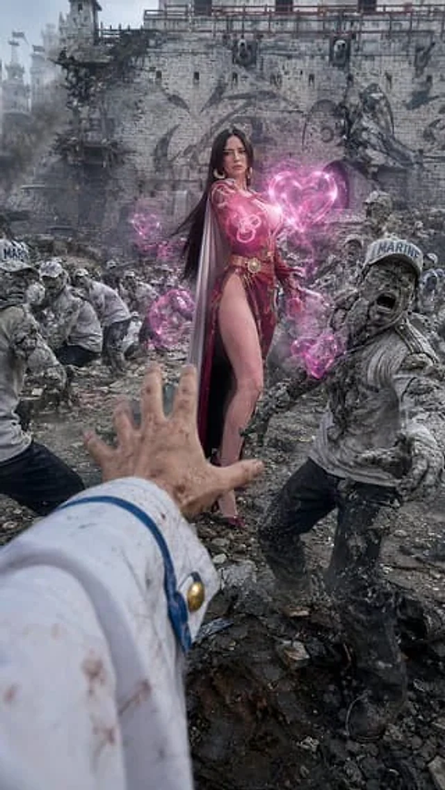 Example generated from “One Piece Marine POV Photography”
