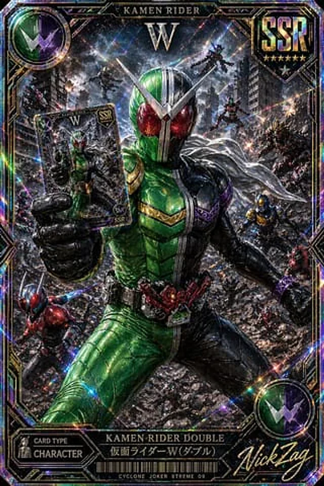 Example generated from “SSR Kamen Rider Double Card”