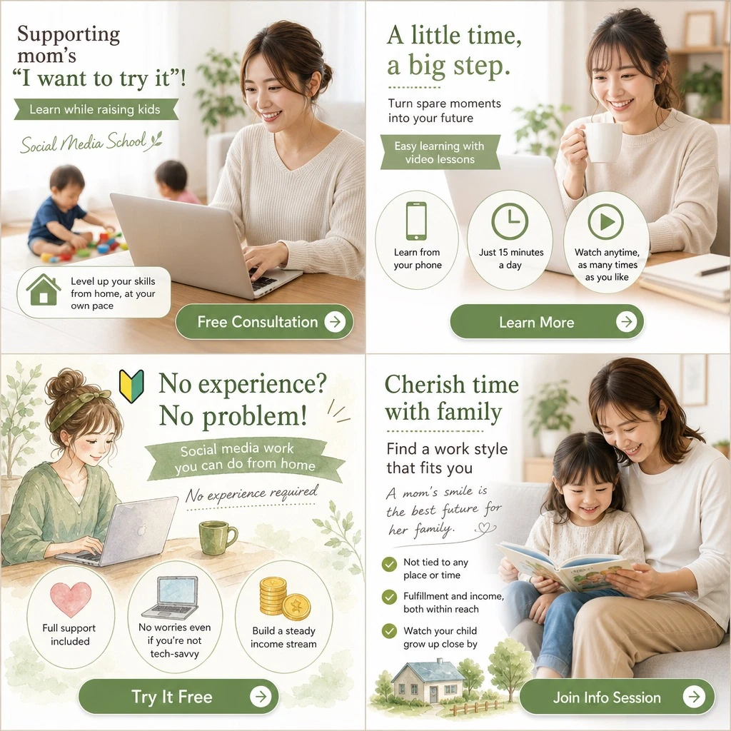 Fictional Lifestyle Course Banner Grid — ClawLabs AI · MIT
