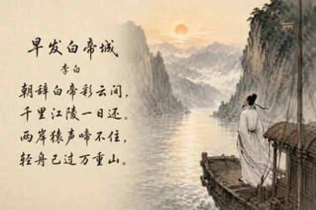 Example generated from “Classical Chinese Poem Scroll Landscape”
