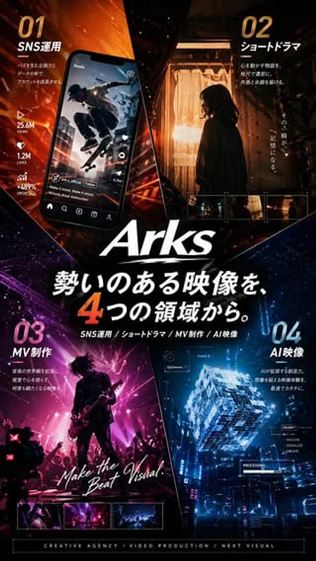 Example generated from “Japanese Creative Agency Poster”