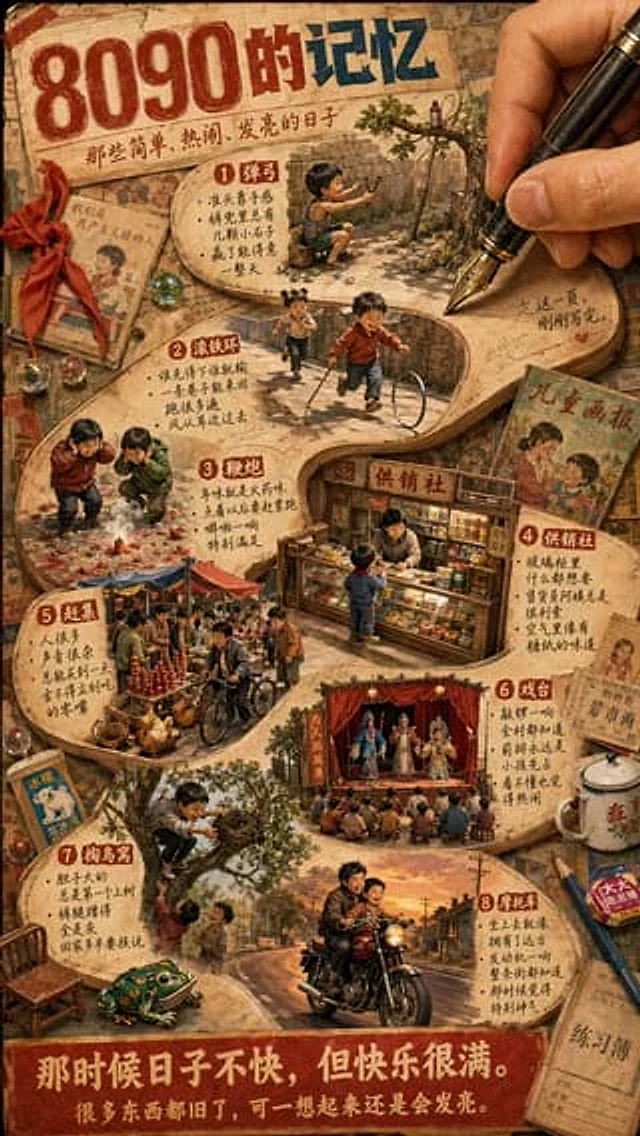 Example generated from “Nostalgic 80s 90s China Memory Poster”