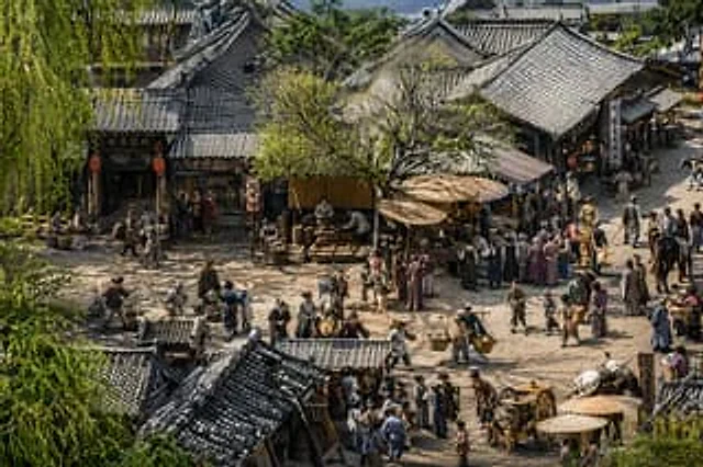 Example generated from “Realistic Ancient Chinese Street Scene”