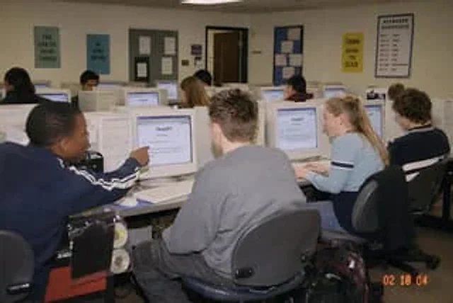 Example generated from “Early 2000s Computer Lab With ChatGPT”