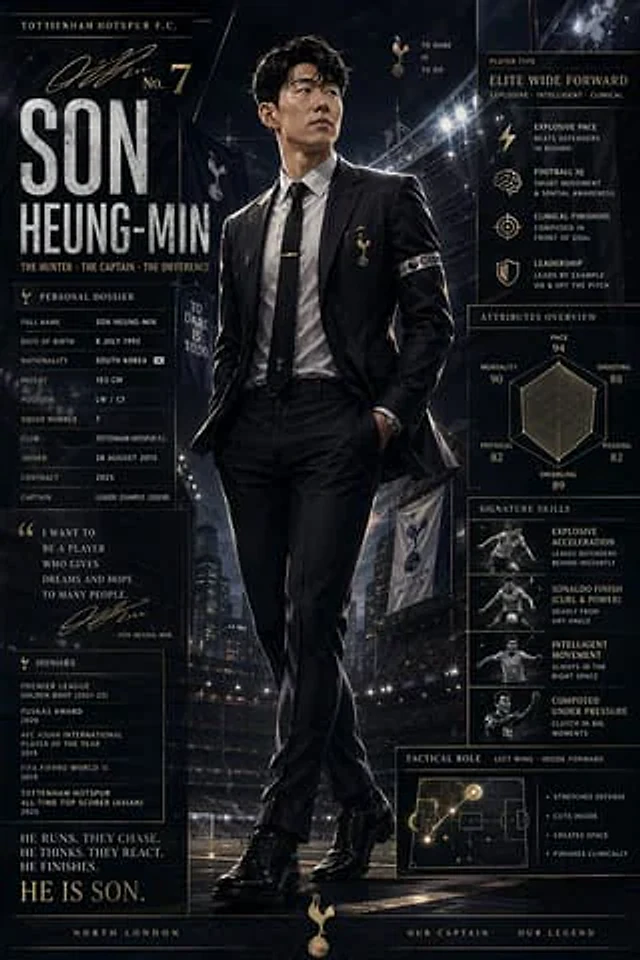 Example generated from “Luxury Football Captain Infographic Poster”