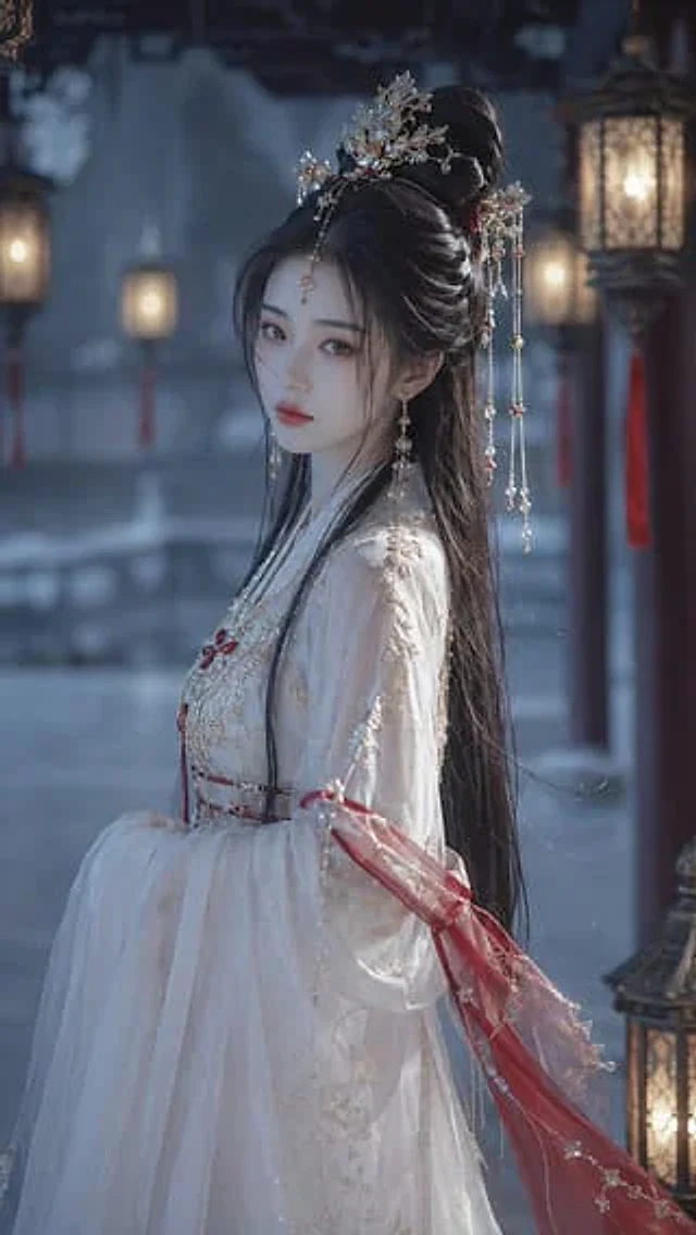 Example generated from “Cold Ethereal Chinese Fairy Portrait”