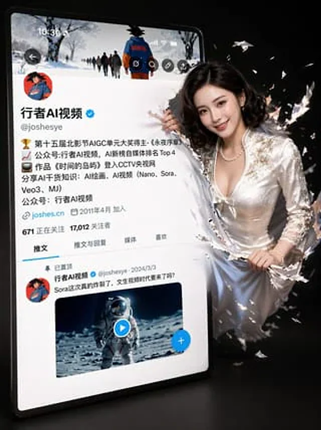 Example generated from “3D Social Media Profile Break-Out”