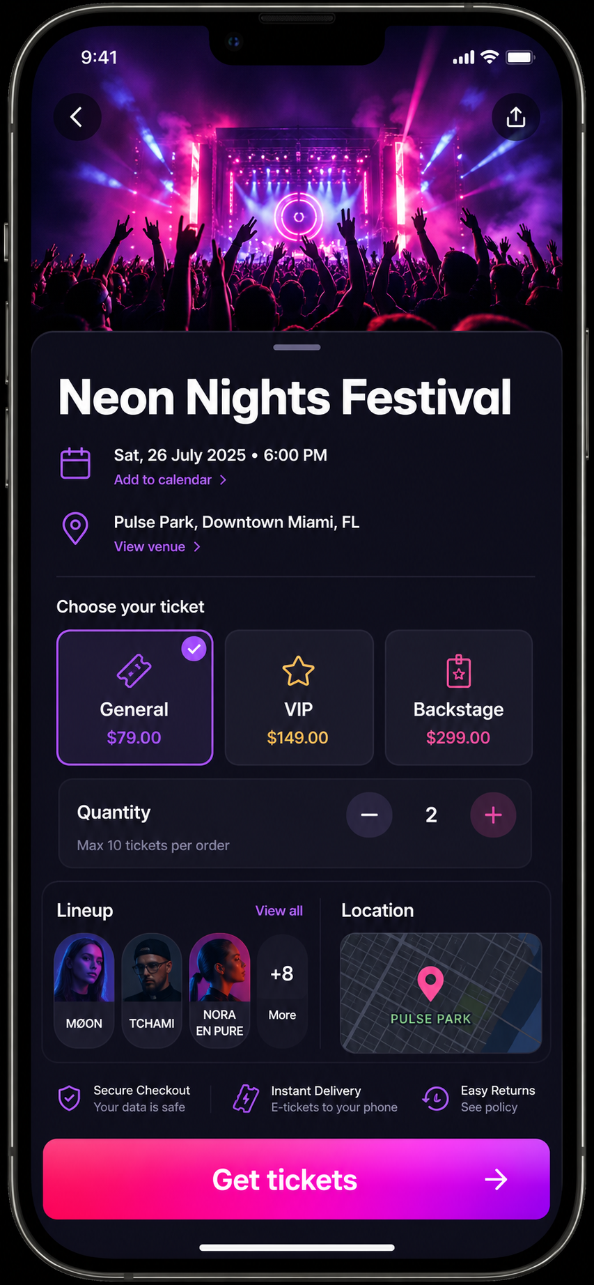 Example generated from “Design illustration · Ticketing App Event Screen — API Models · CC BY 4.0”
