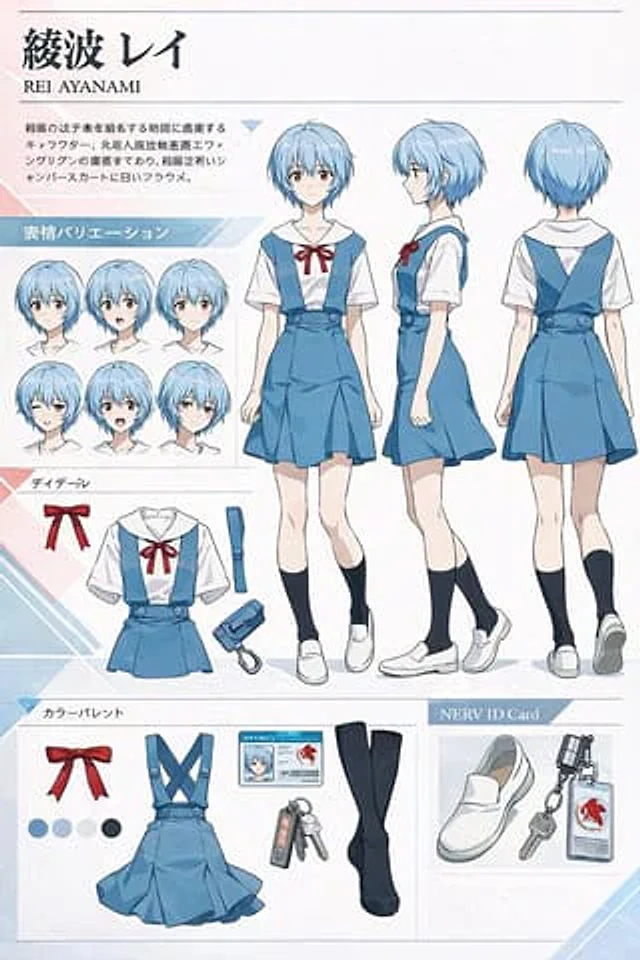 Example generated from “Anime Character Reference Sheet”