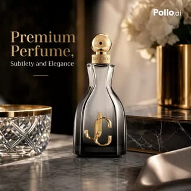 Example generated from “Luxury Perfume Ad on Marble Vanity”