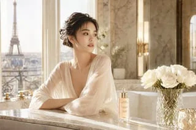 Example generated from “Luxury Paris Beauty Campaign”