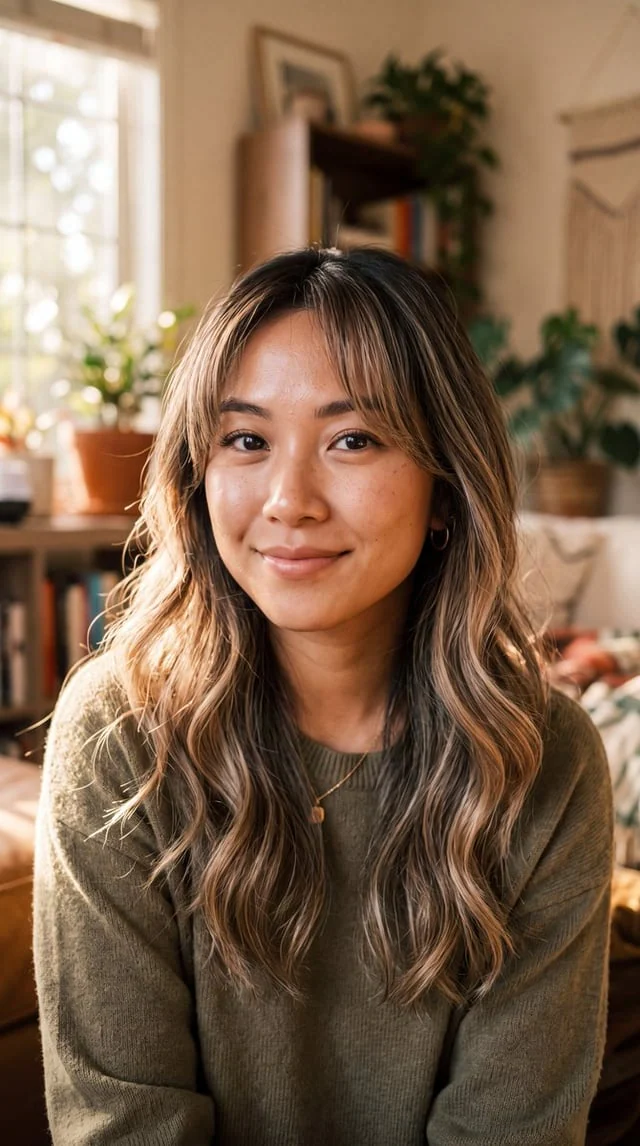 Example generated from “Profile / Avatar - Balayage Hair Golden Hour Portrait”