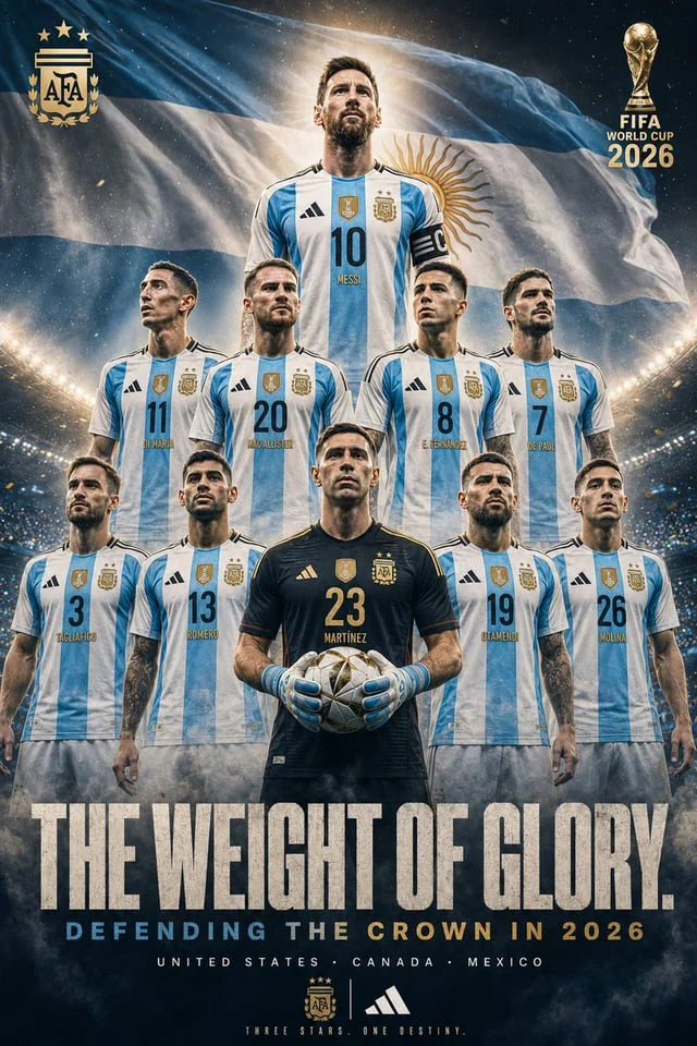 Example generated from “Argentina 2026 Glory Poster”
